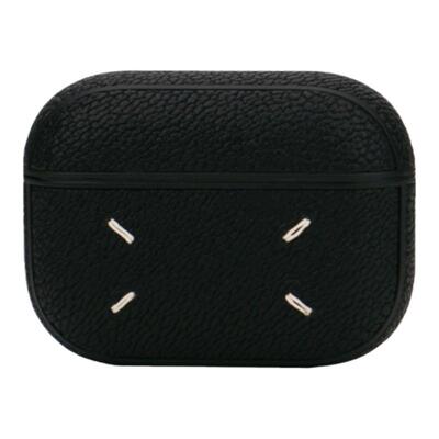 里面LM｜马潮吉拉系列真皮AirPods123代AirPodspro123代耳机壳定制保护套刻字定制可爱卡通不撞壳治愈情侣