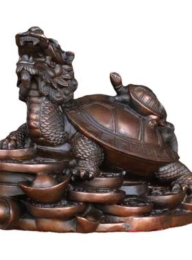 纯铜风水办公室商务礼品招财龟