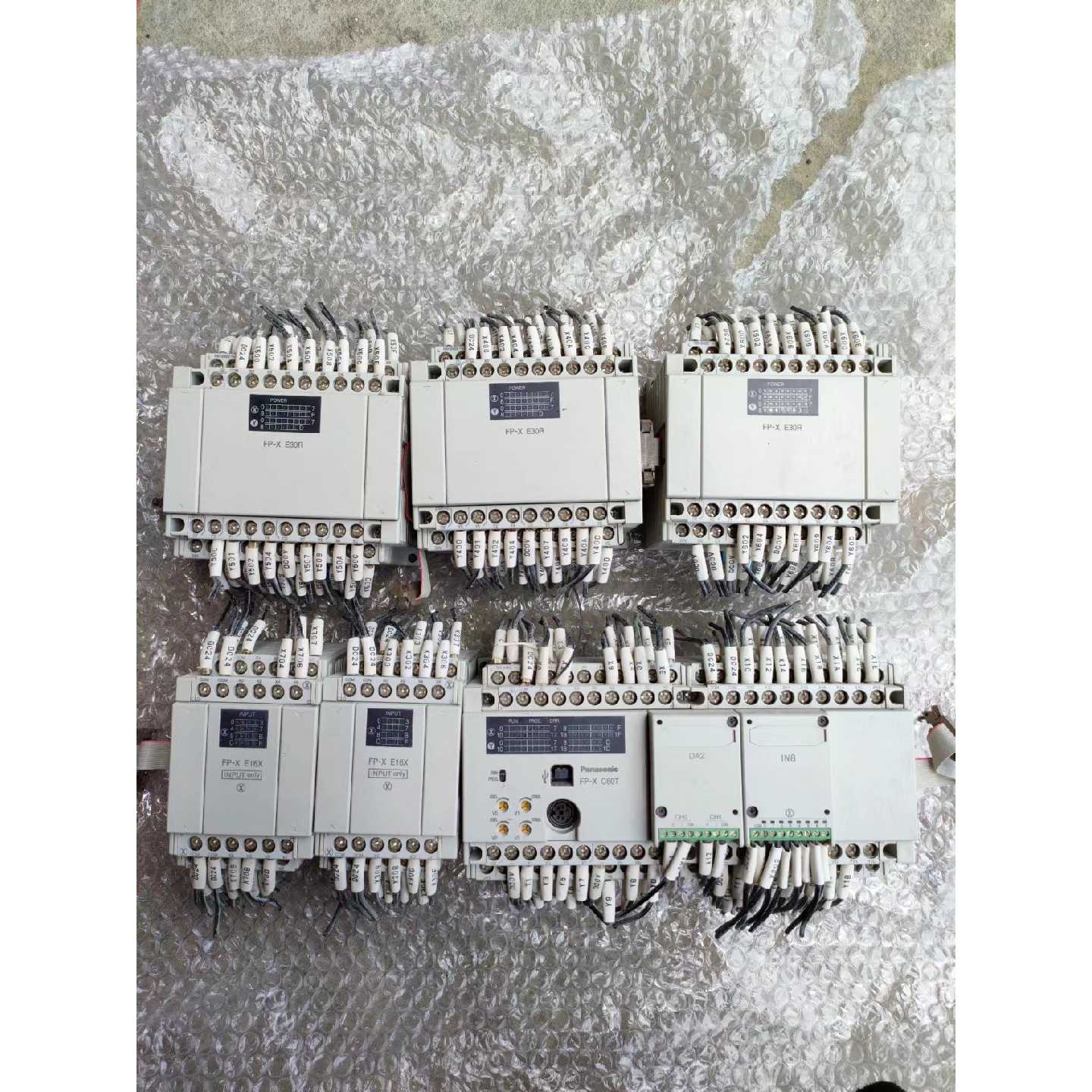 议价PLC,AFPX-C60T，图片，一起5个，剪线拆机