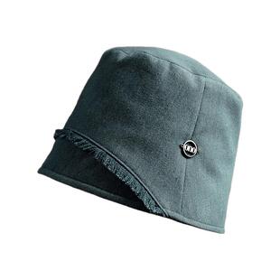 小野商 日系钟形水桶帽牛仔棉渔夫帽女防风防晒遮阳帽潮春夏新款