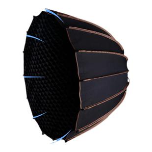 影邦全金属快装深口抛物线柔光箱直播摄影补光灯柔光箱附件通用保荣卡口柔光箱M90带格栅深抛柔光箱带柔光罩