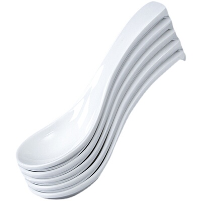 祥源美密胺勺子商用仿瓷小勺调羹