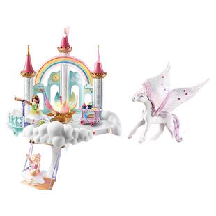 playmobil摩比世界女孩儿童生日礼物玩具公主天堂彩虹城堡71359