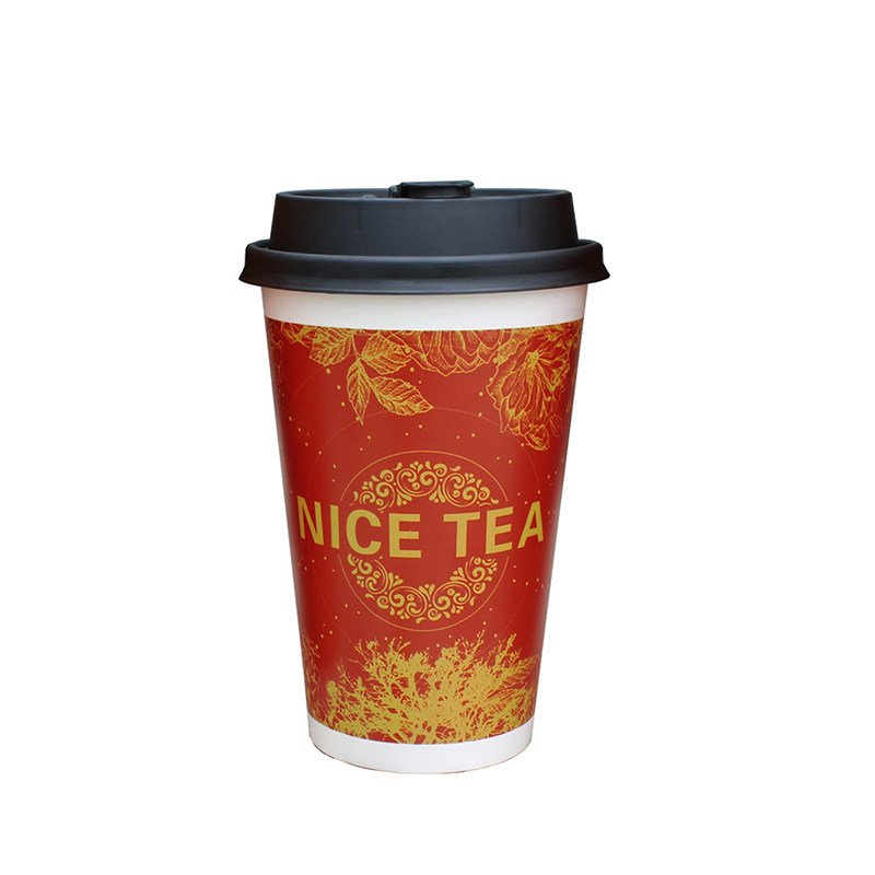 500/700ml加厚茶姬咖啡奶茶纸杯