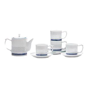 景德镇陶瓷茶具套装2025新款轻奢高档家用杯子乔迁新居礼物礼盒装