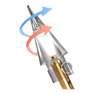 USICOOR适用苹果 1/2代新款电容笔极细改造笔尖高阻尼晶钻针管笔尖耐磨金属applepencil一/二/三代笔平替笔尖