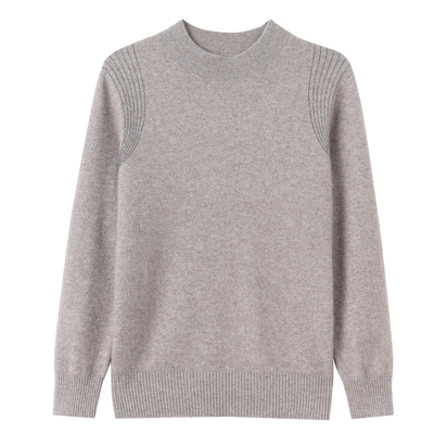 恒源祥秋冬半高领羊毛衫女中老年人加厚保暖妈妈装洋气毛衣打底衫