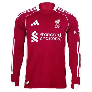 天朗足球阿迪达斯2526赛季利物浦主场长袖球员版球衣足球服JV6445