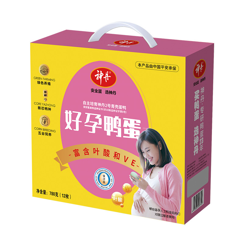 神丹好孕鸭蛋礼盒装65g*12枚