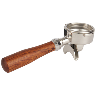 格米莱/wega/诺瓦/德龙百胜图辣妈51.54.58MM咖啡机萃取手柄实木