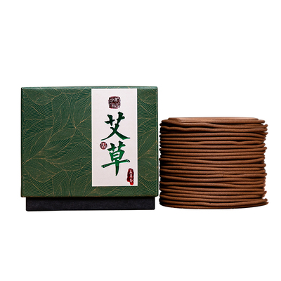 美真香三年陈化艾草盘香无添加