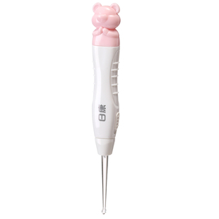 日康带灯挖耳勺儿童发光耳勺掏耳勺带光婴儿可视夜光扣耳勺带灯