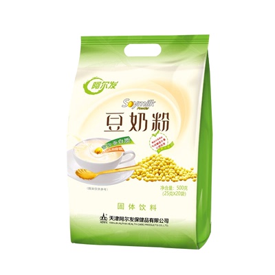 阿尔发无糖早餐豆奶粉