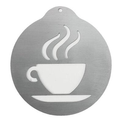 diy咖啡店模具5件套印花板便携