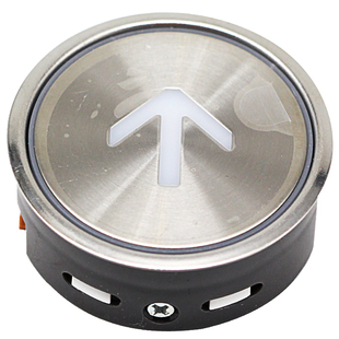 运良家电梯配件日立电梯UL-MW按钮不锈钢数字按钮38直径白光盲文