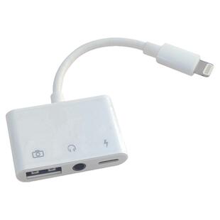 OTG连接线USB充电3.5MM音频 适用苹果手机转电子鼓MIDI键盘转换器