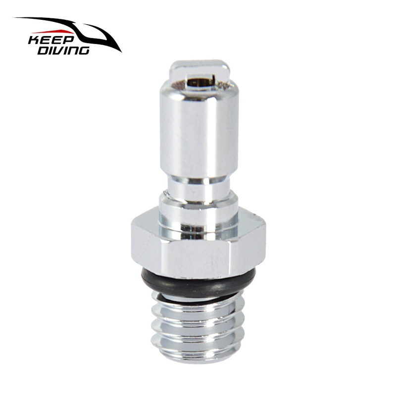 水肺潜水背飞BCD排气阀转接头K阀低压接头QD-Nipple充气头AS-054