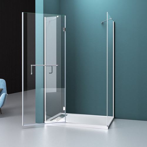 酒店民宿家用淋浴房底座亚克力底盆长方形排水钢板底盘美式风格