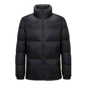 骆驼男装情侣款羽绒服男秋冬鸭绒学生连帽面包服保暖短款外套男女实付419元到手包邮