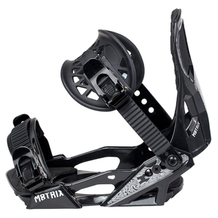 M8TRIX滑雪板单板固定器全能板公园全地形男女通用黑白款滑雪装备