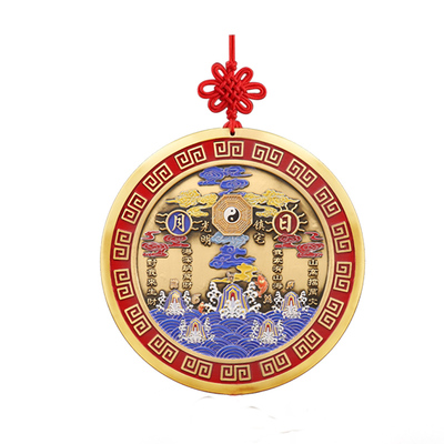 黄铜山海镇摆件客厅|千人加购