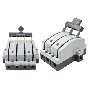 正泰倒顺F刀开关400双投双电源100A切换48转换200A双向38闸刀HS11