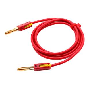 4mm新型免焊快接香蕉插头带线大电流32A镀金灯笼头电力测试仪器