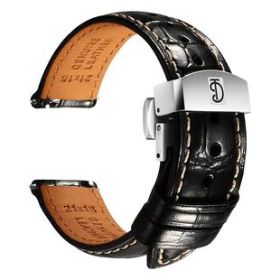 快拆百年灵复仇者手表带真皮男适用黄狼黑鸟冰蓝航空计时超级海洋