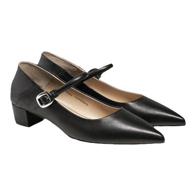 单鞋女百搭中跟时装通勤玛丽珍鞋