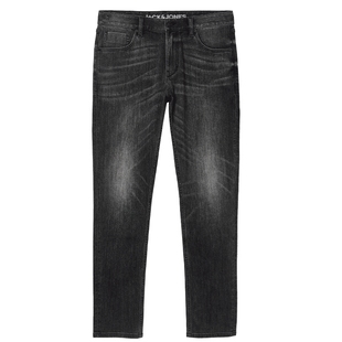 903杰克琼斯男装秋牛仔猫须水洗舒适潮简约质感直筒长裤子男款