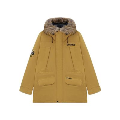 Teenie Weenie小熊男装户外三防工装可拆卸领保暖派克外套羽绒服