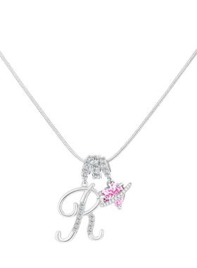 粉色假期·多巴胺字母项链