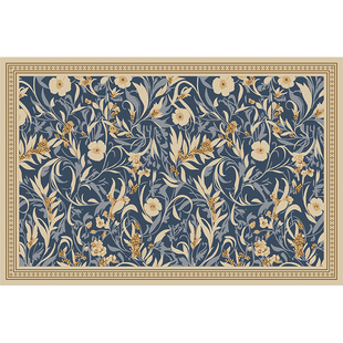 美式复古入户地垫进门口玄关脚踏垫防滑高级感室内家用可裁剪地毯