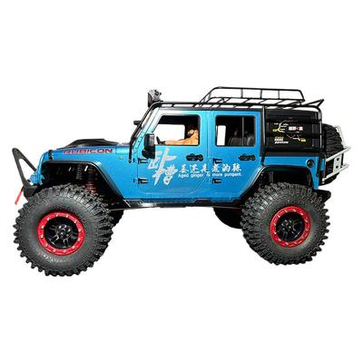 1:10rc遥控攀爬四驱越野车穿越仿真防水牧马人金属模型玩具定制版