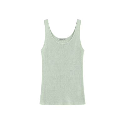 经典百搭花边下摆毛织背心