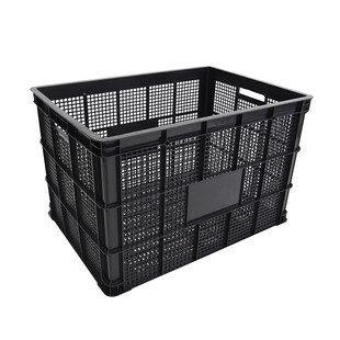 黑色755加厚大号塑料筐周转筐仓储物流运输中转筐服装收纳物料筐