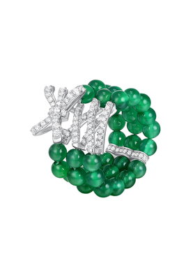 芭蕾女孩的国风戒指叠戴混搭