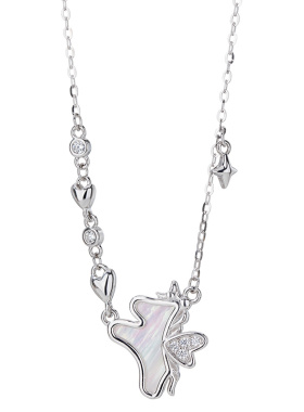 【新品】独角兽吊坠纯银项链女款配饰品首饰高级感轻奢小众锁骨链