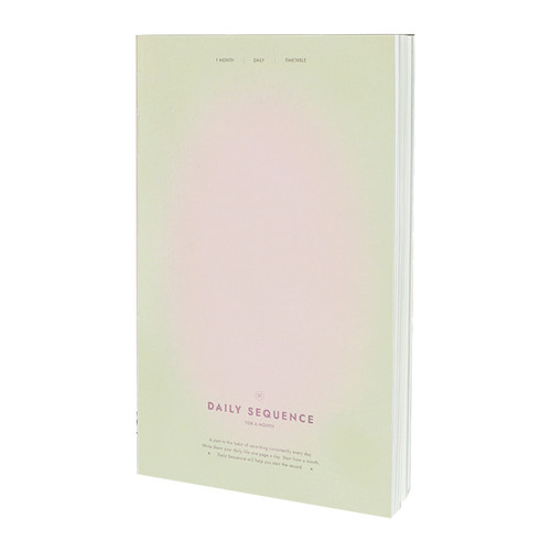 韩国Be On D甜美万年型1个月日程计划本时间轴日记本手账记事本子