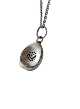 纯银999足银侧身链女设计感项链