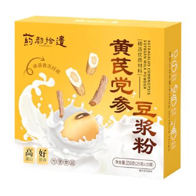 药都拾遗黄芪党参豆浆粉气血双补