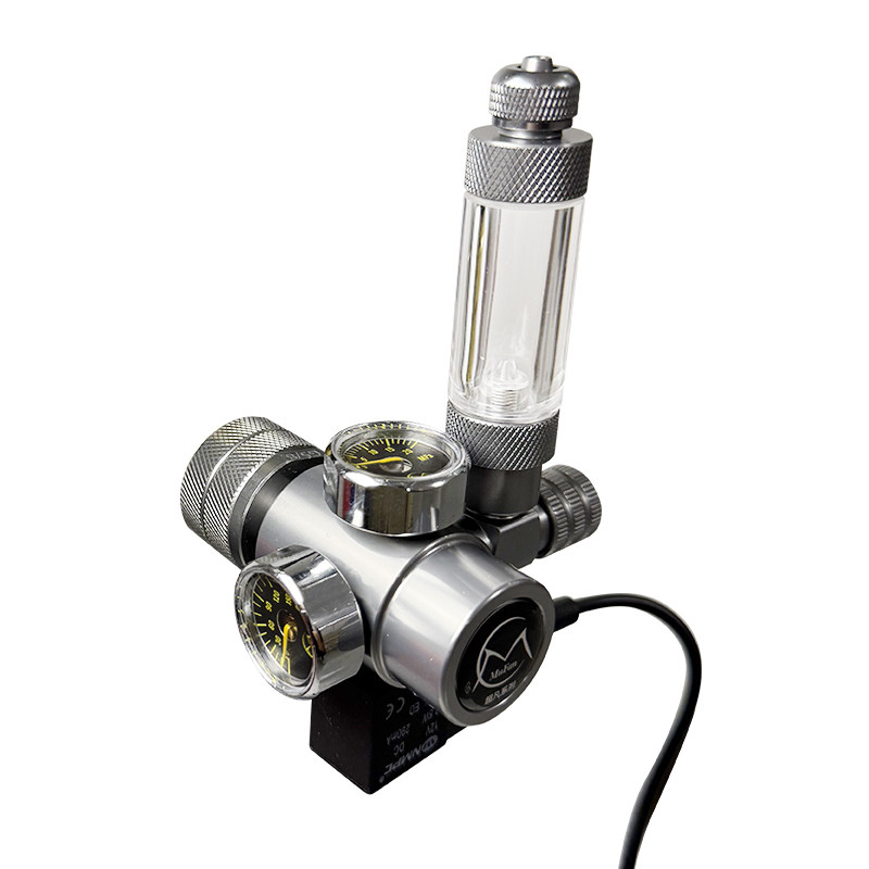 二氧化碳灭火器牧梵新款超凡改装减压表套装电磁阀草缸CO2单表阀