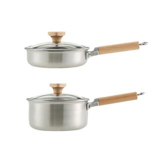 迪迪尼卡辅食锅didinika316不锈钢平底奶锅宝宝婴儿煎煮一体旗舰