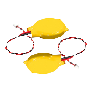 CR2450带线带插头纽扣电池焊线3V电子PLC设备AFPX-BATT-C控制器用