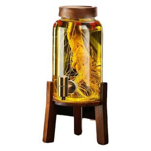 泡酒玻璃瓶专用酒瓶带龙头高档密封10斤人参泡酒罐酒坛酒桶容器