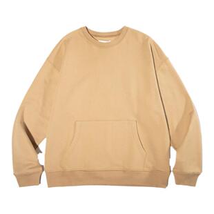 PRIMEE ELBOW PATCHED CREW NECK SWEAT 工事风圆领套头卫衣