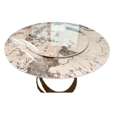 大理石圆桌贴膜岩板餐桌保护膜