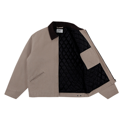 IDLT 15oz 底特律棉服 重磅珠帆布水洗做旧宽松工装夹克厚外套ins