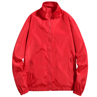 春秋大码立领外套女宽松百搭夹克女士休闲200斤胖mm薄款显瘦上衣