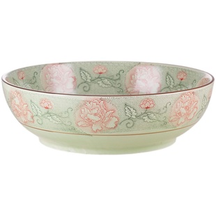 陶瓷和面盆不沾面揉面盆酸菜鱼专用碗大号家用发面盆水煮牛肉汤盆